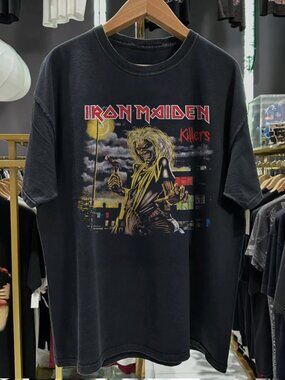 Vintage Iron Maiden 1999 Killers Washed Black Tee